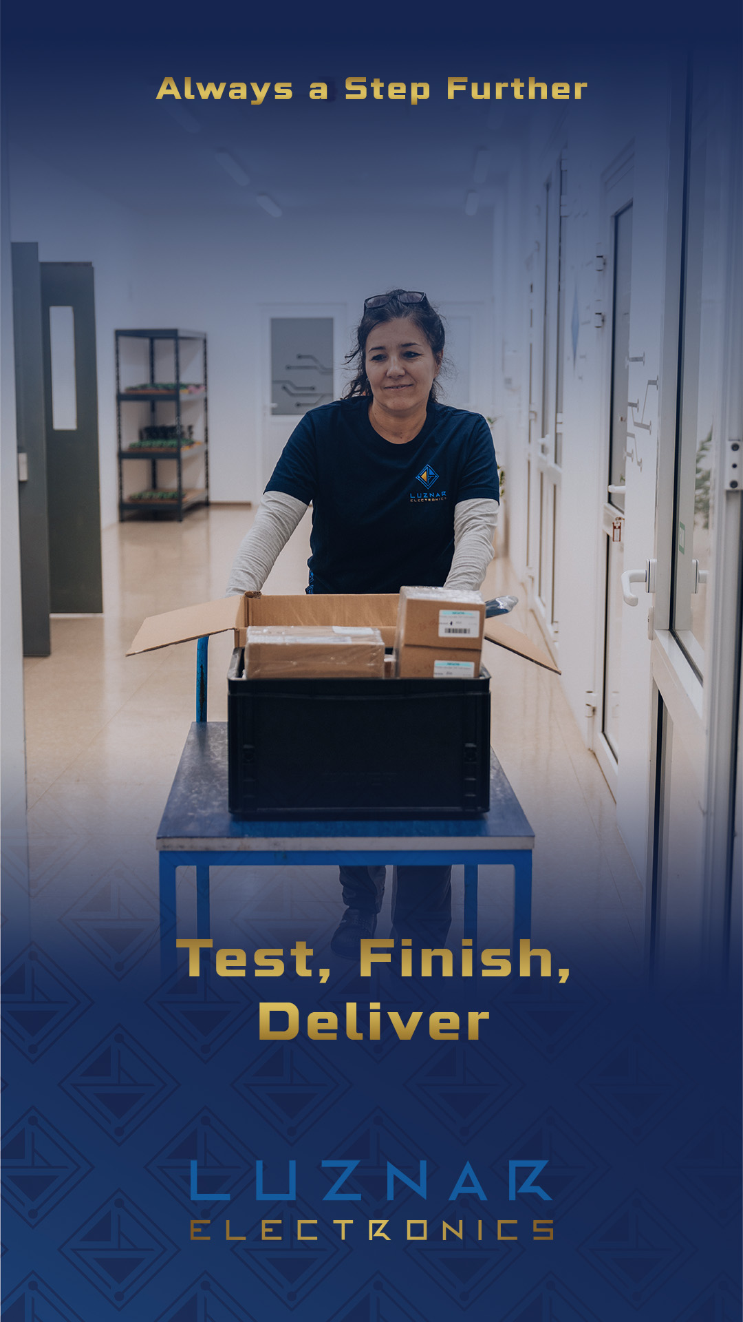 test finish deliver