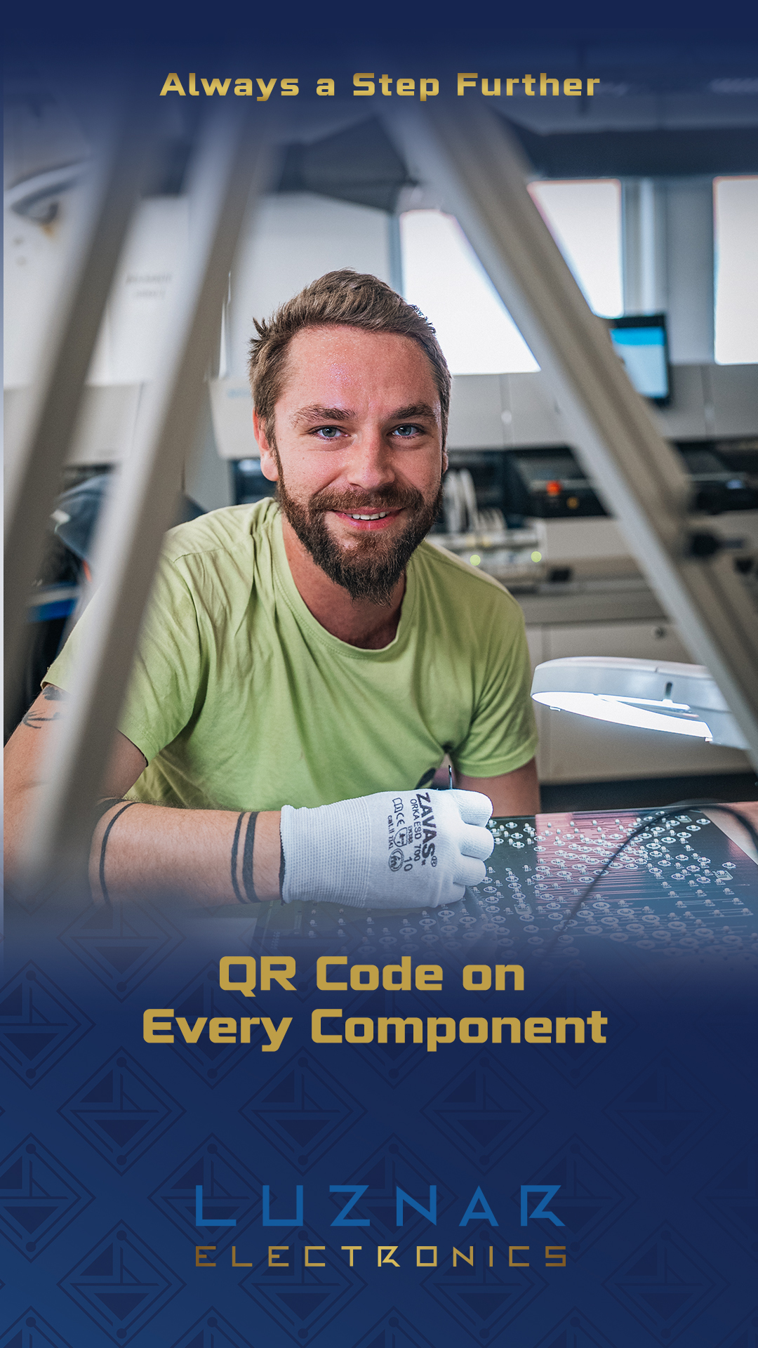 QR Code on Every Component